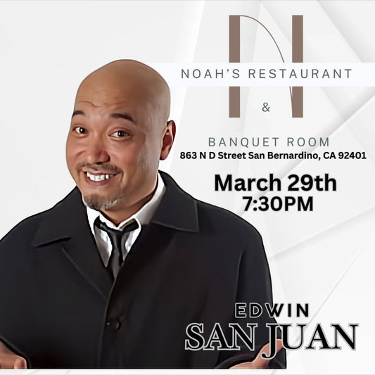 Edwin San Juan: Live in San Bernardino - March. 29th, 7:30pm